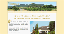 Desktop Screenshot of gaestehaus-nw.de